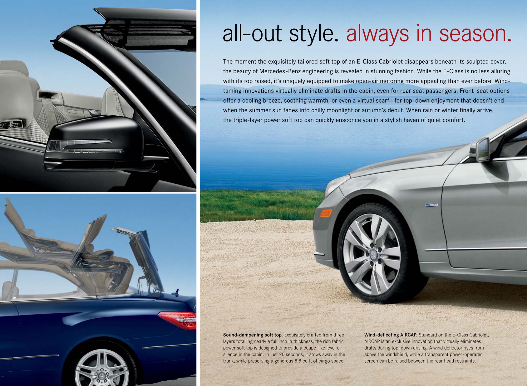 2012 Mercedes-Benz E-Class Coupe Convertible Brochure Page 13